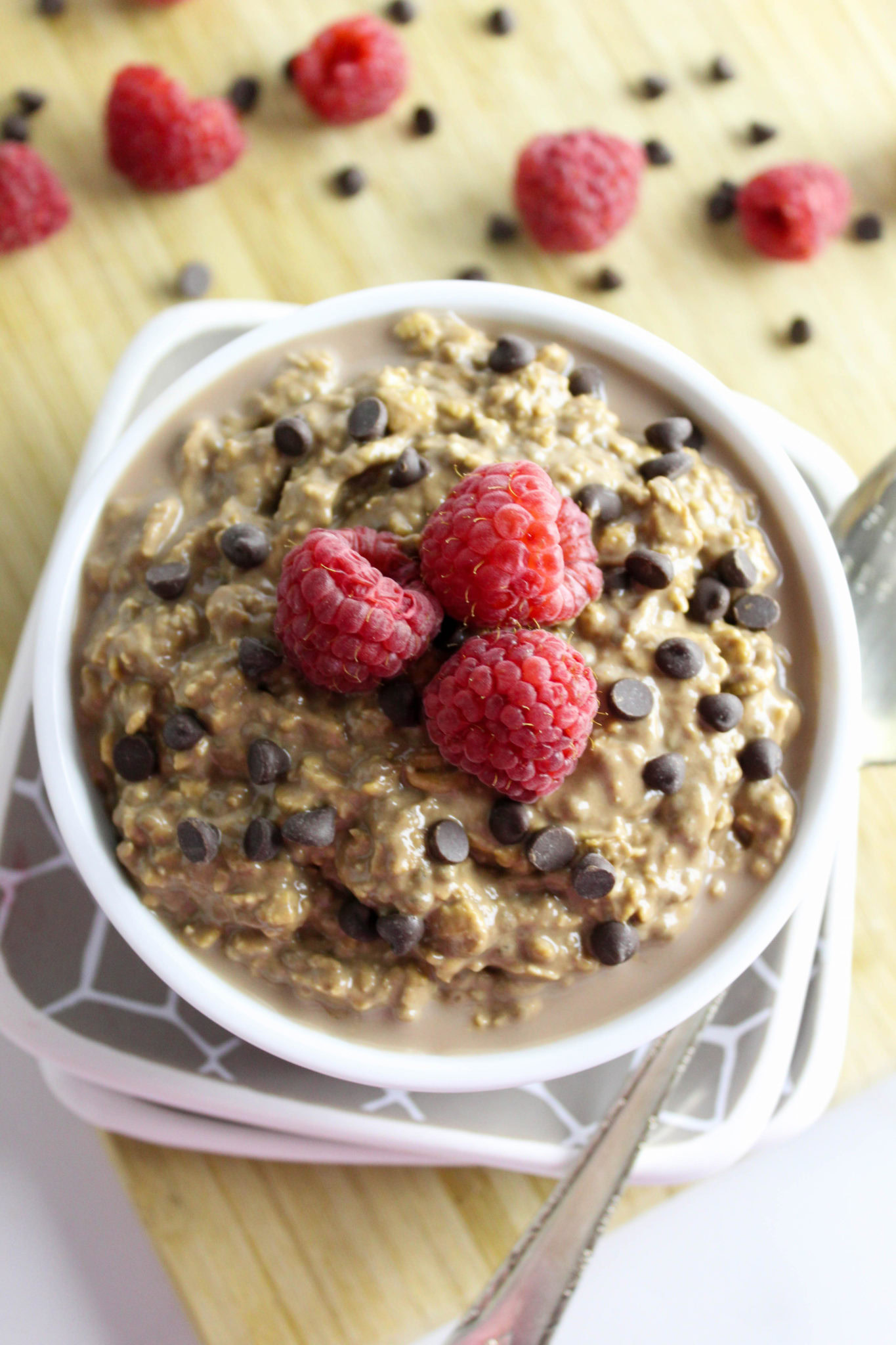 Vegan Brownie Batter Overnight Oatmeal