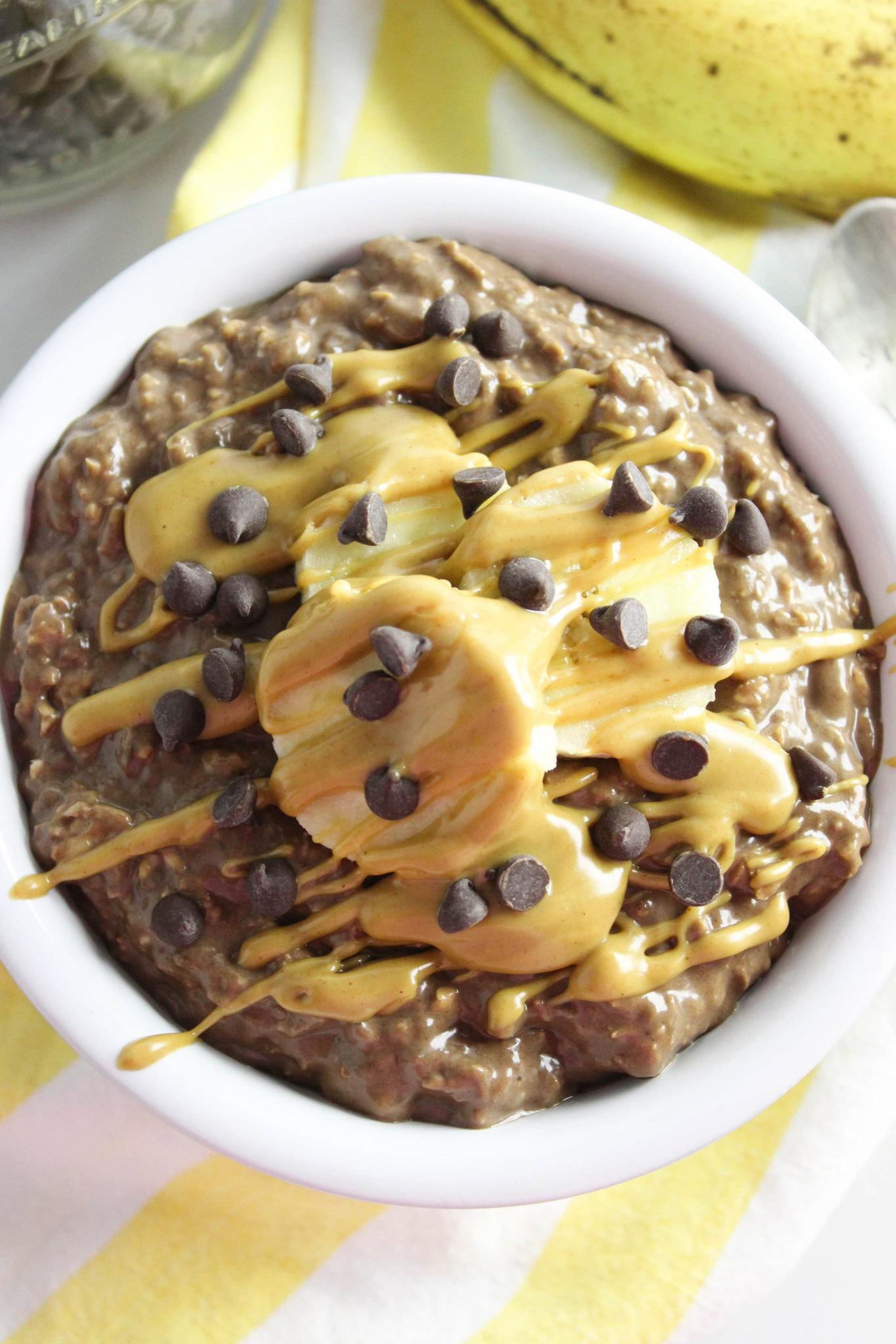 Chunky Monkey Overnight Oatmeal