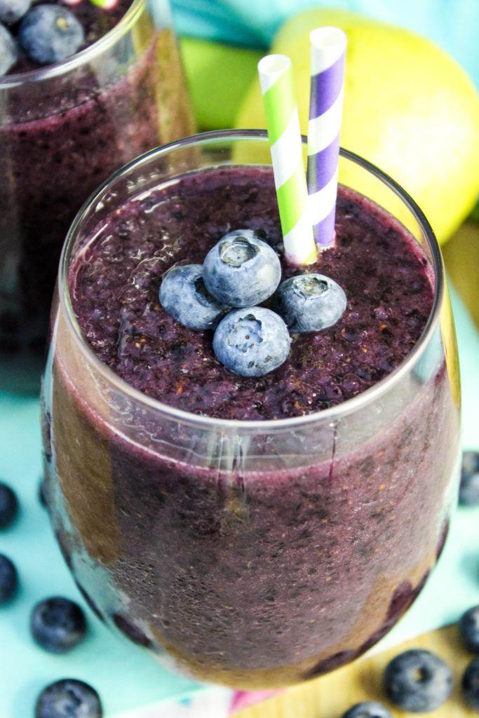 Healthy Blueberry Pear Smoothie
