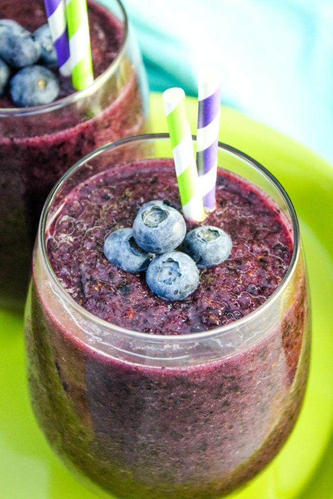 Healthy Blueberry Pear Smoothie