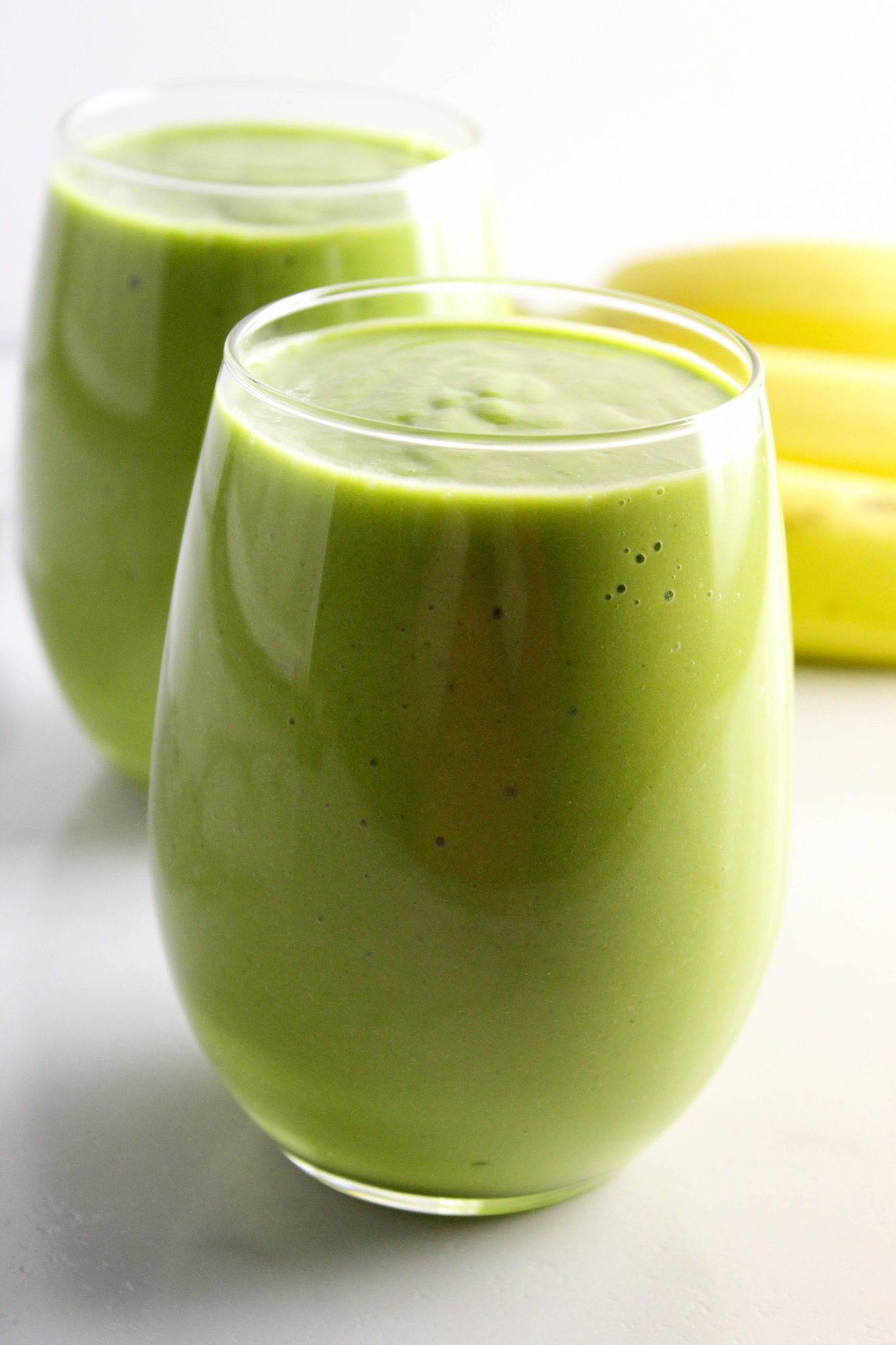 Peanut Butter Banana Spinach Smoothie