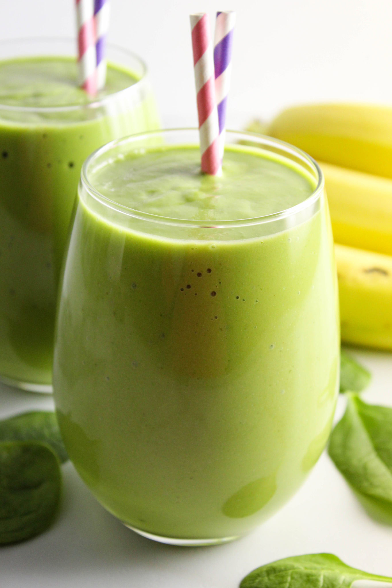 Peanut Butter Banana Spinach Smoothie