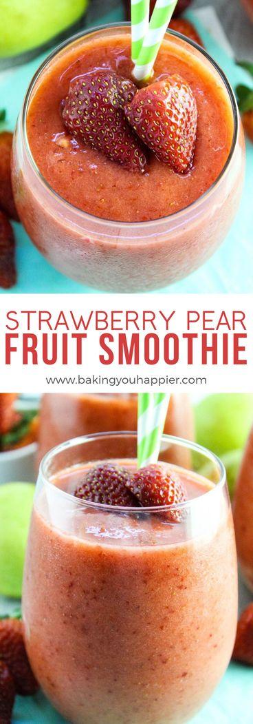 Easy Healthy Strawberry Smoothie