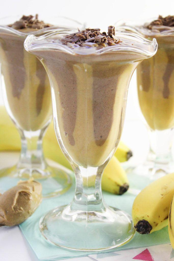 Healthy Frosty with Peanut Butter