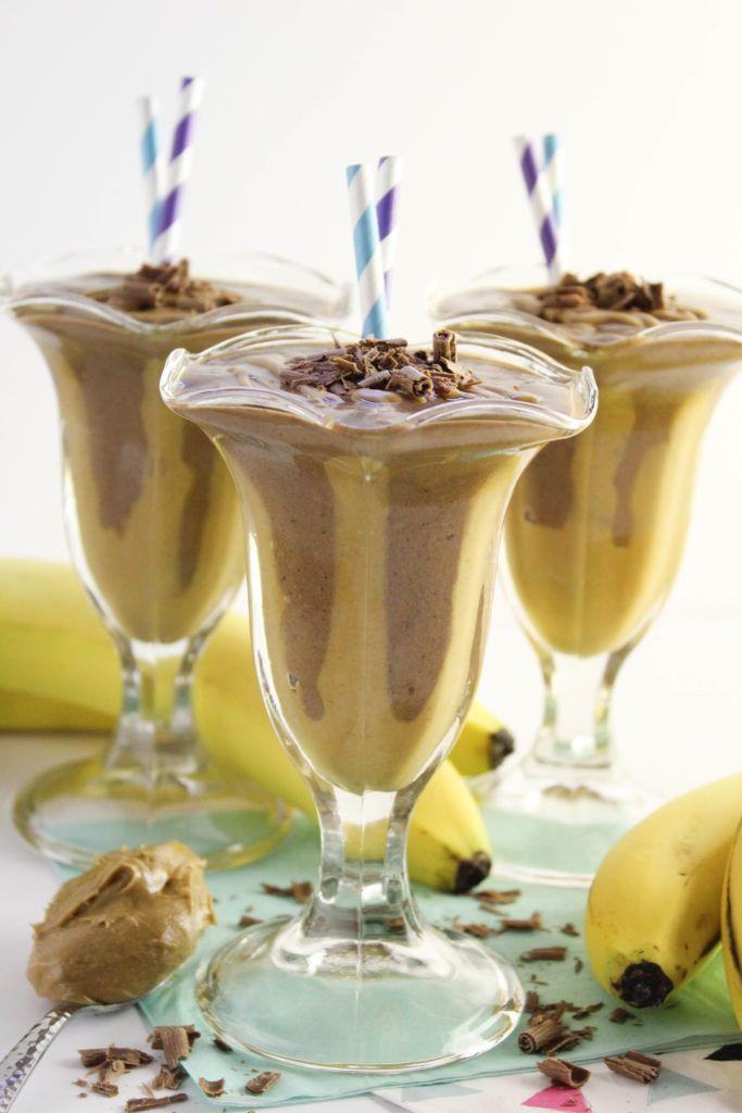 Healthy Frosty with Peanut Butter