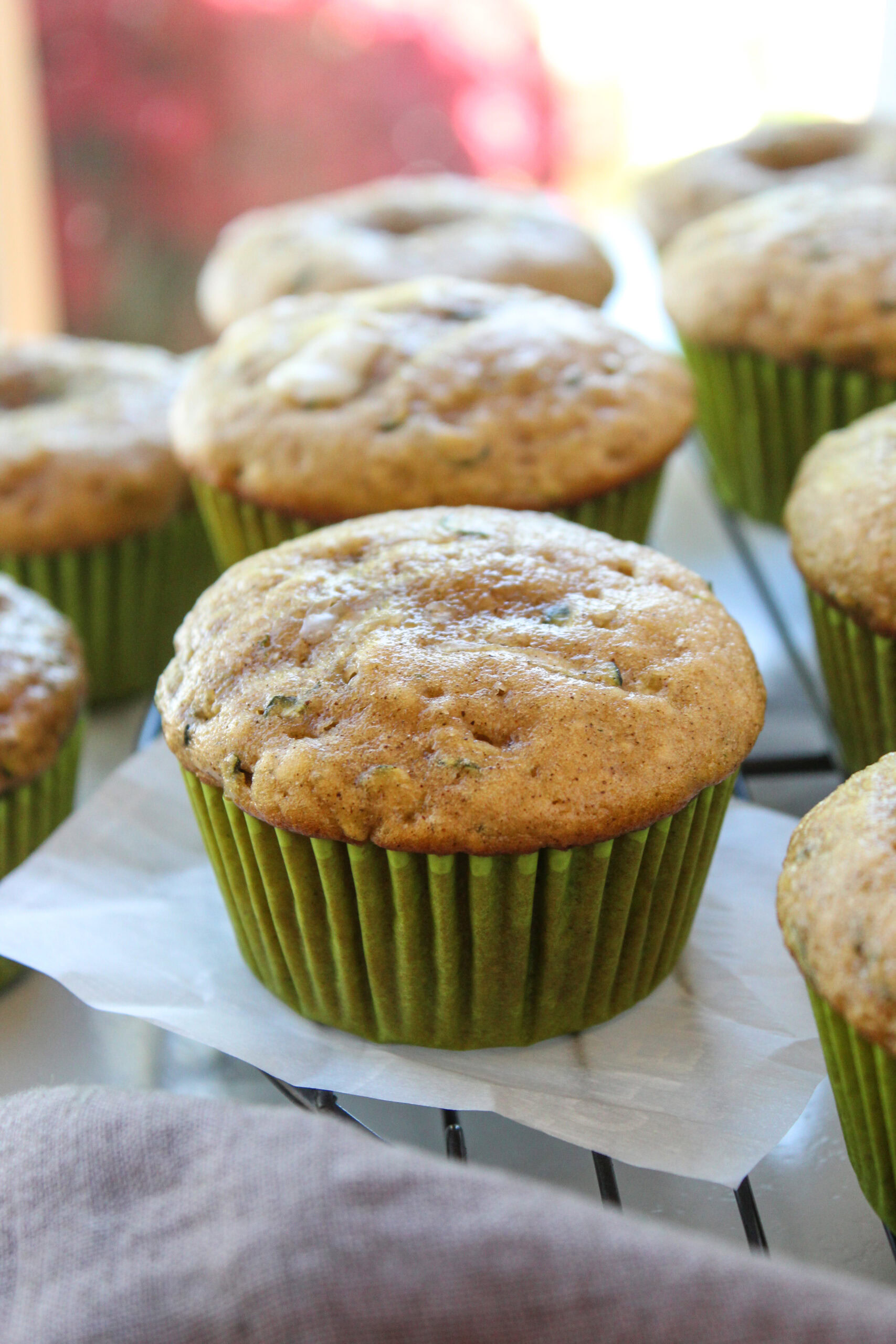 Zucchini Cream Cheese Muffins