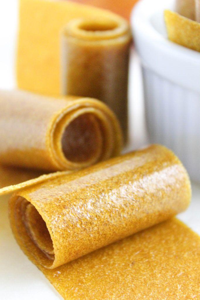 Homemade Peach Fruit Roll-Ups