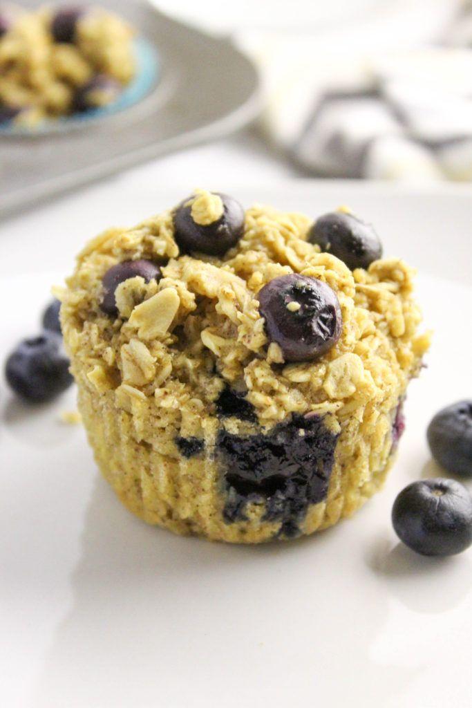 Blueberry Baked Oatmeal Cups