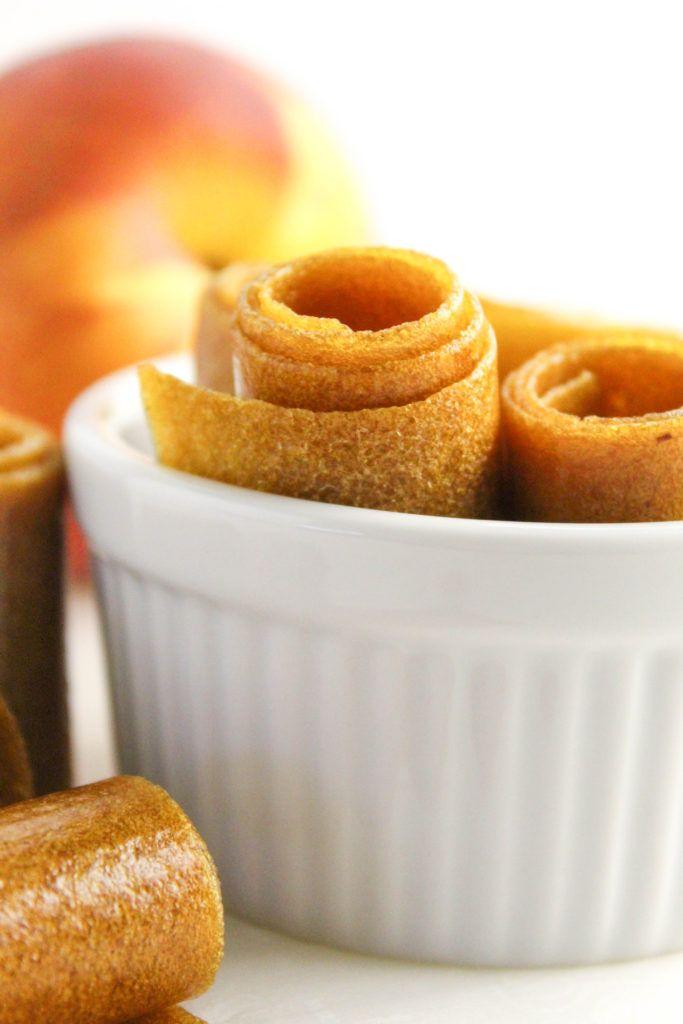 Homemade Peach Fruit Roll-Ups