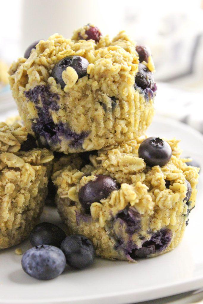 Blueberry Baked Oatmeal Cups