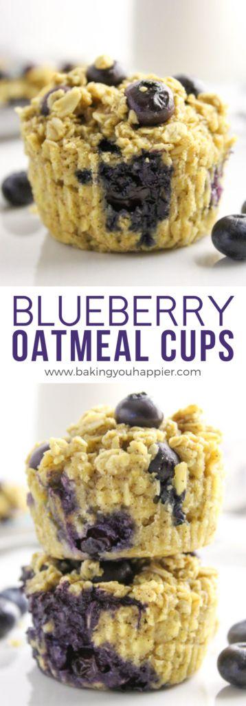 Blueberry Baked Oatmeal Cups