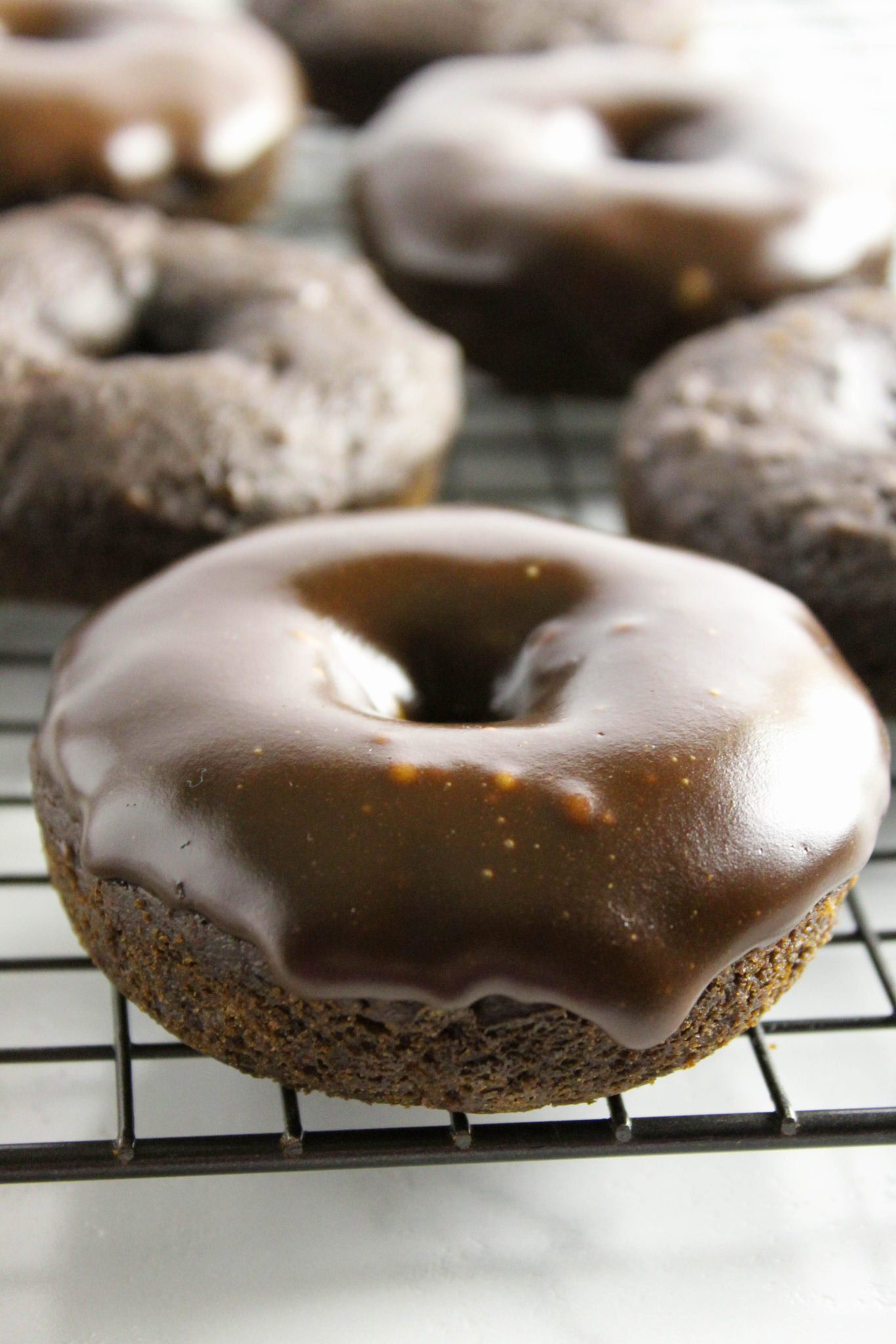 Vegan Double Chocolate Donuts