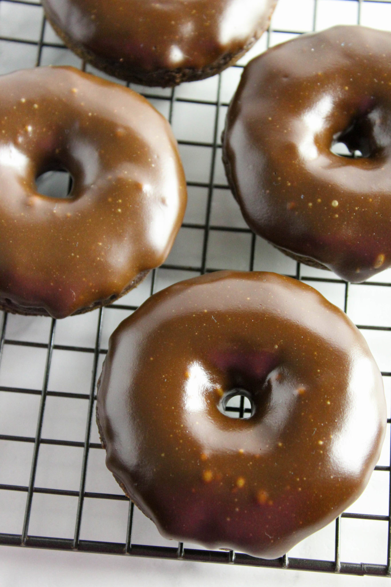 Vegan Double Chocolate Donuts