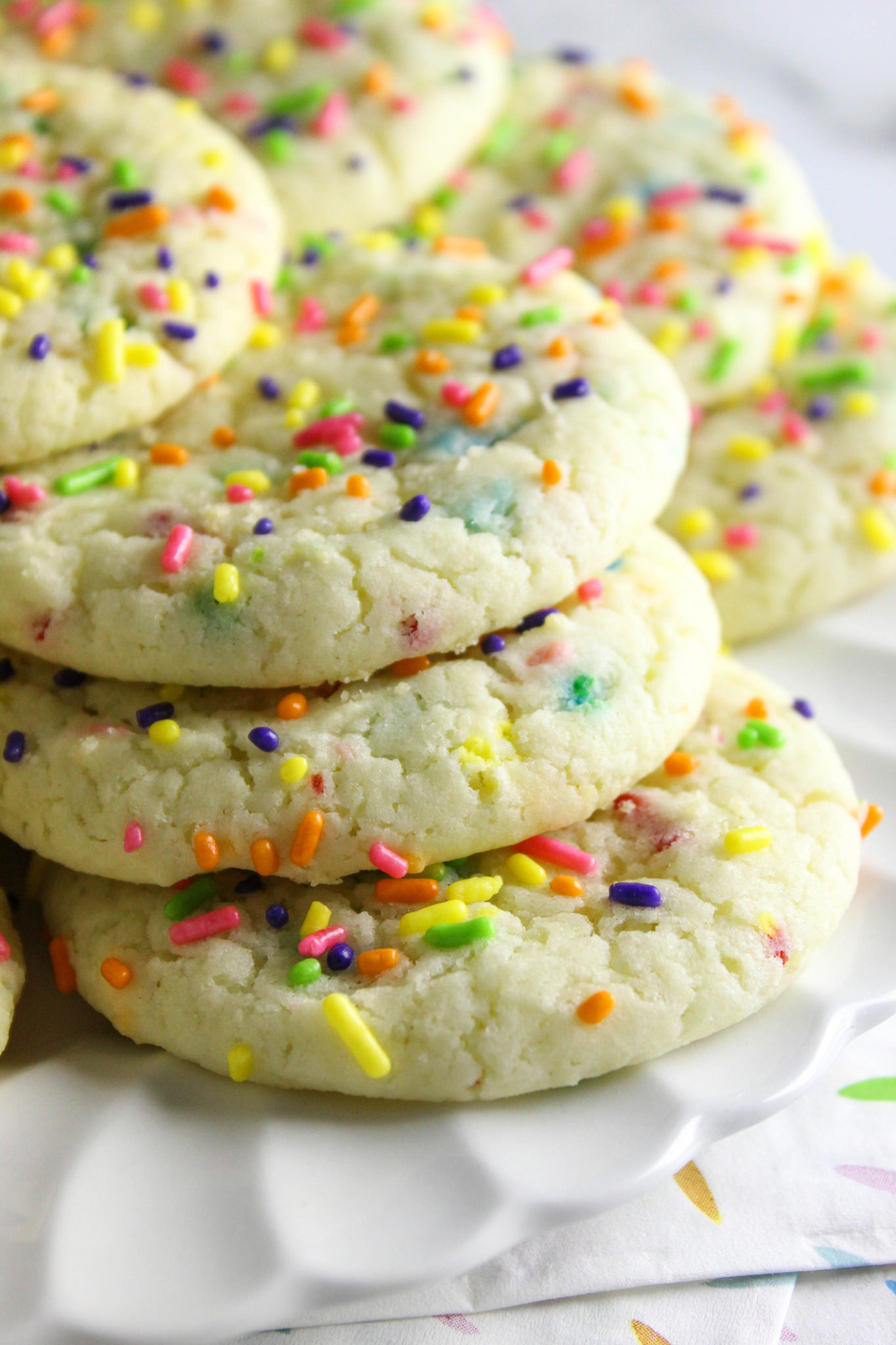 Funfetti Cake Mix Cookies