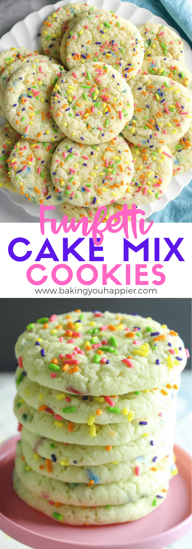 Funfetti Cake Mix Cookies