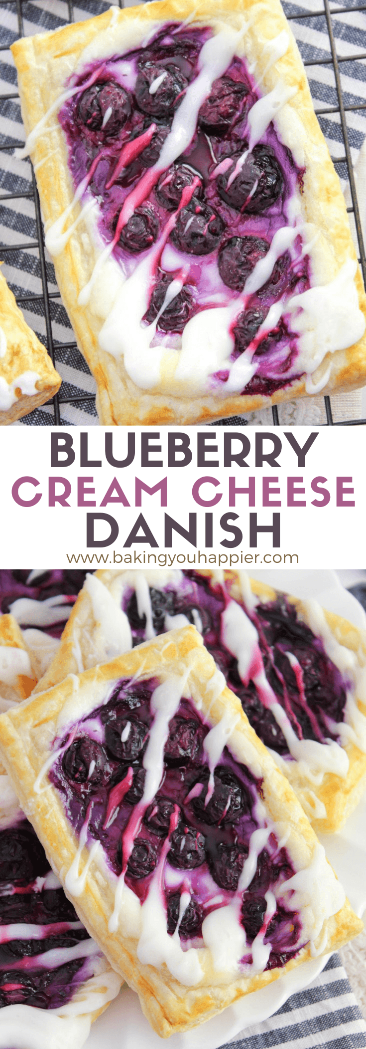 Blueberry Cream Cheese Danish