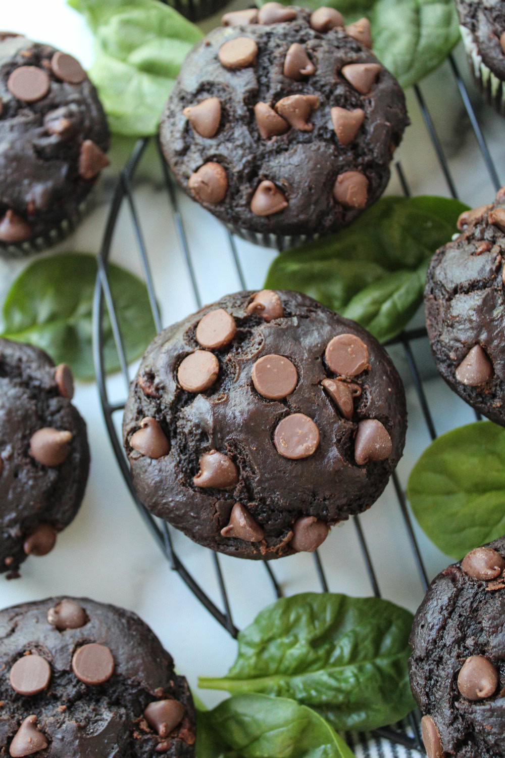 Chocolate Spinach Banana Muffins Recipe