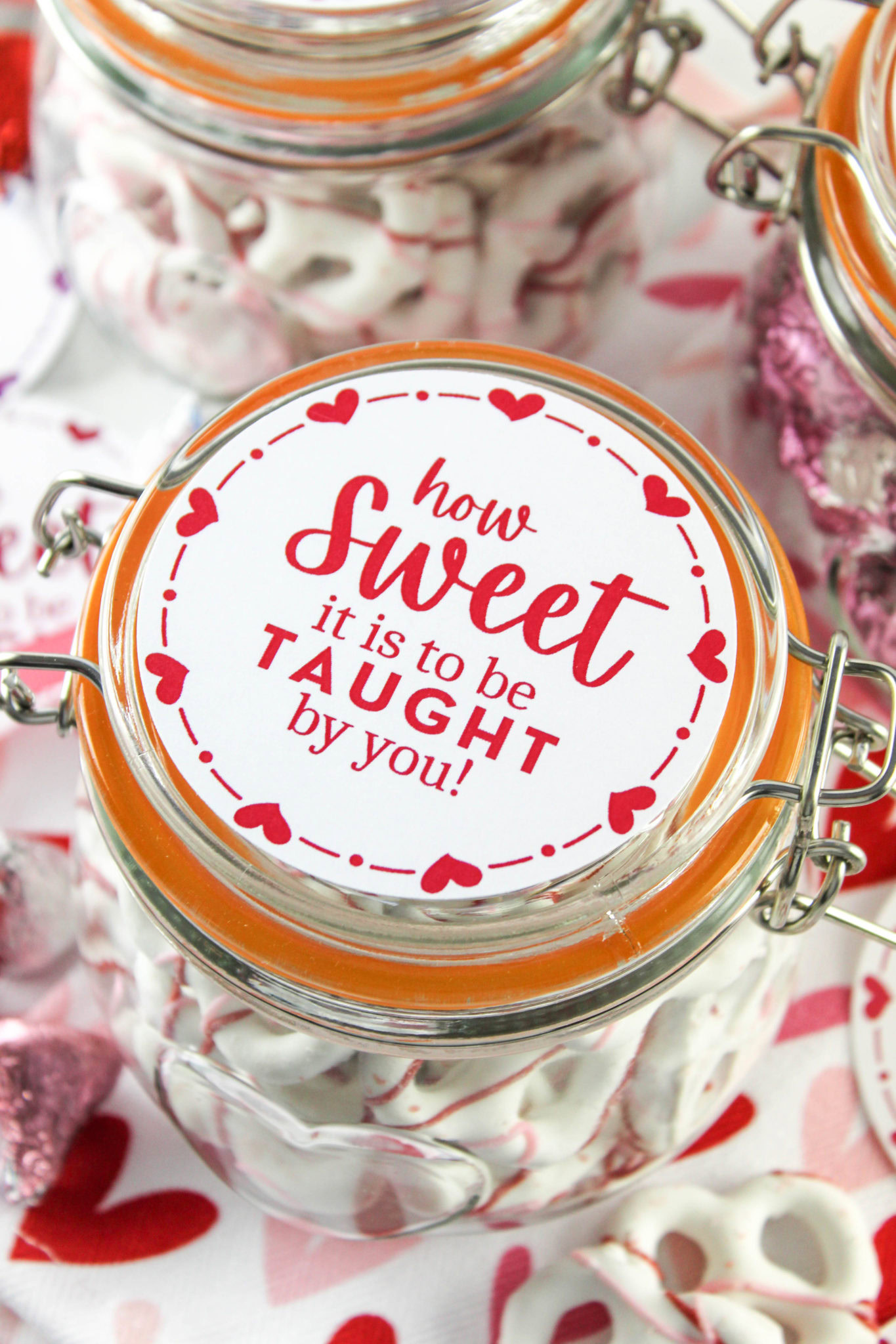 How Sweet It Is to Be Taught by You Teacher Valentine Gift Tags