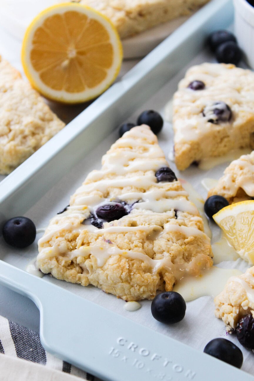 The Best Blueberry Lemon Scones