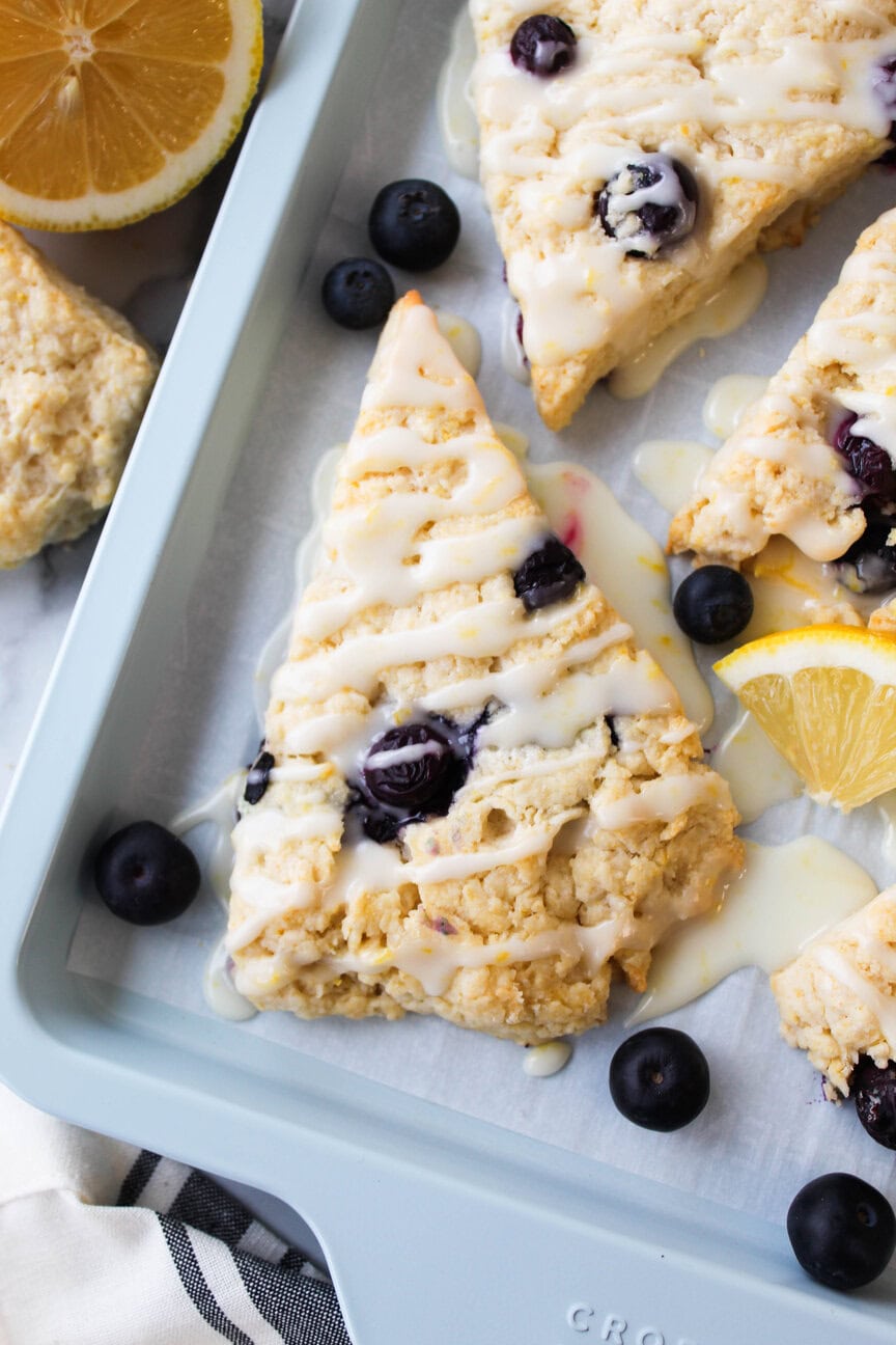 The Best Blueberry Lemon Scones