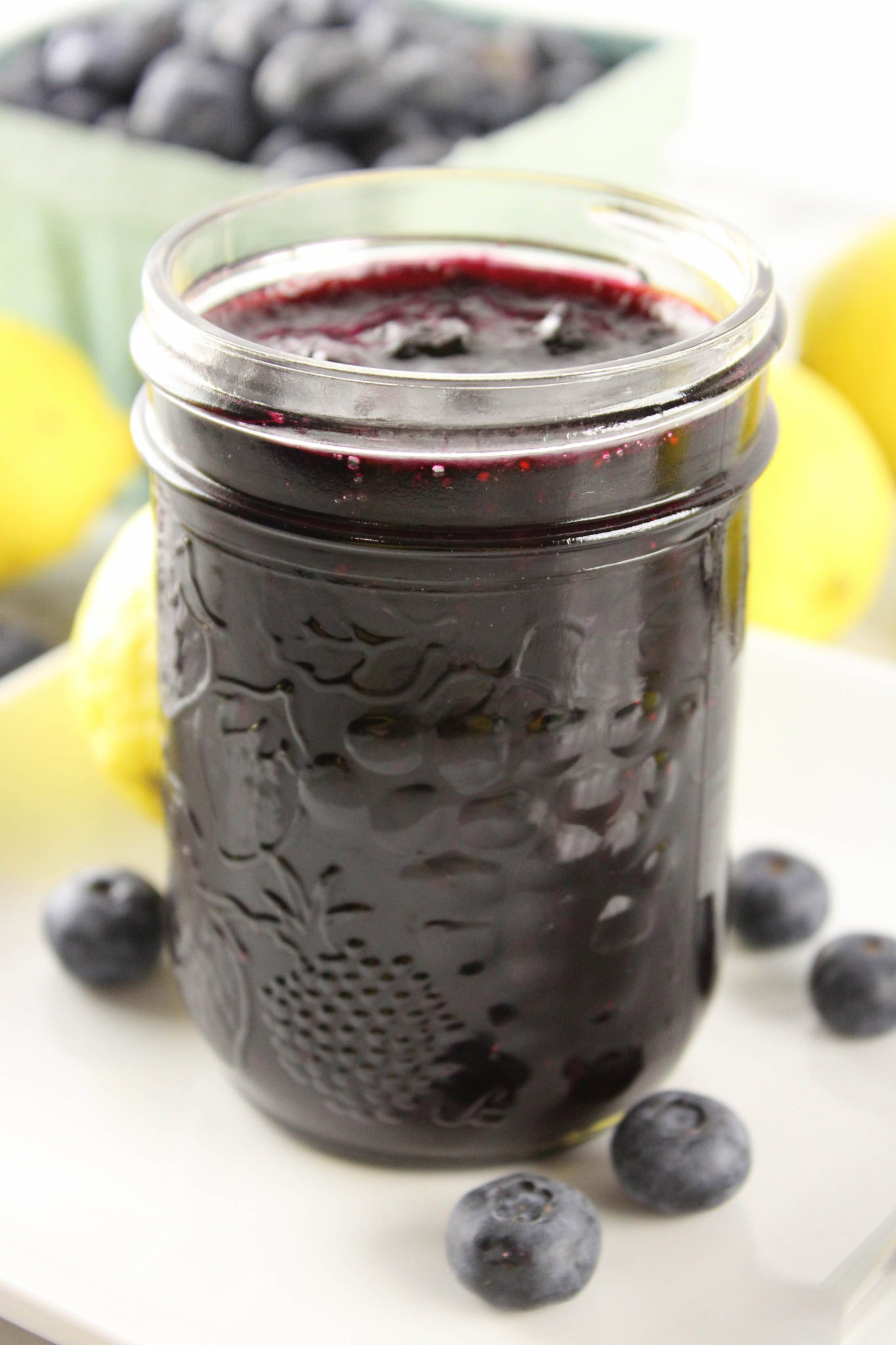 easy blueberry jam recipe with only three ingredients