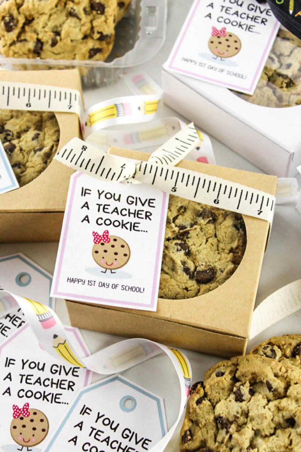 If You Give a Teacher a Cookie Free Printable Gift Tags