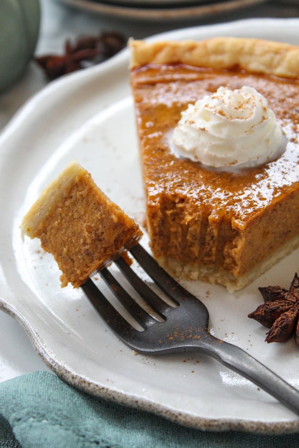 No‑fail pumpkin pie baked evenly with a smooth, velvety filling