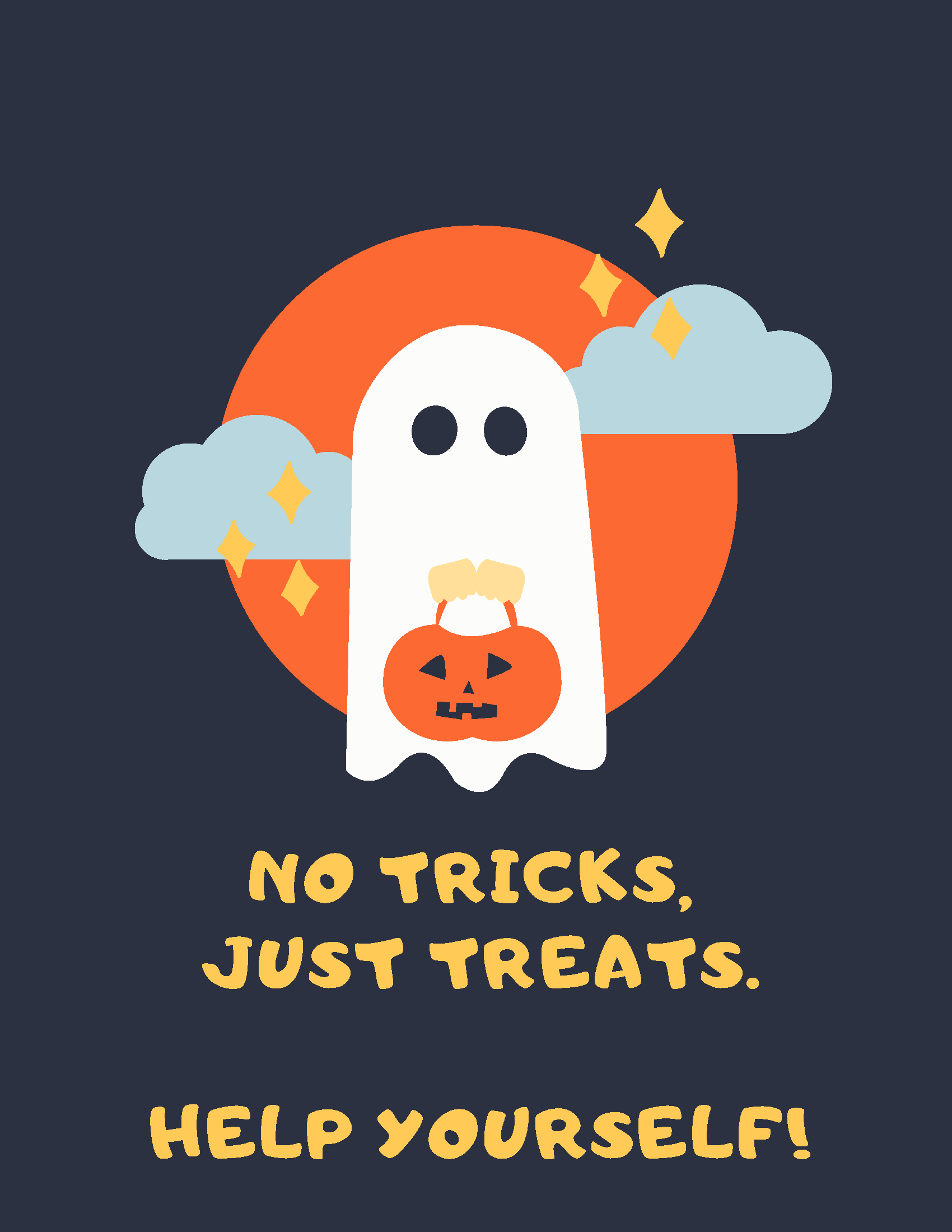 Please Take One Candy Halloween Signs