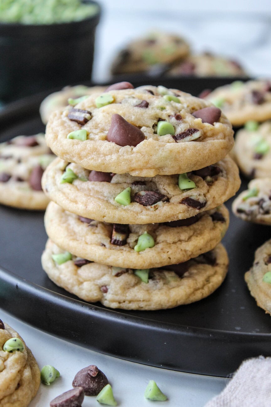 Mint Chocolate Chip Cookies
