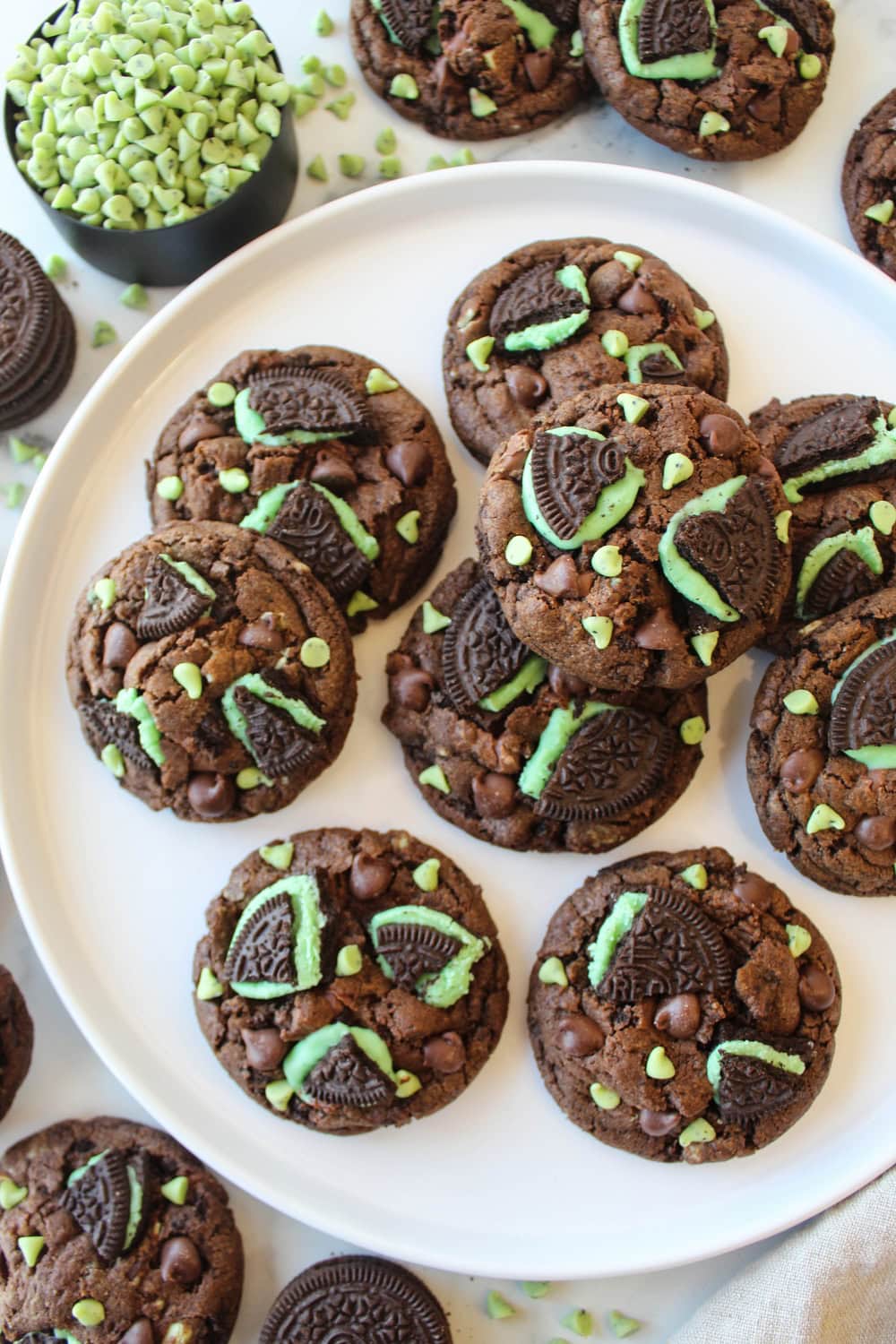 Chocolate Mint Oreo Cookies