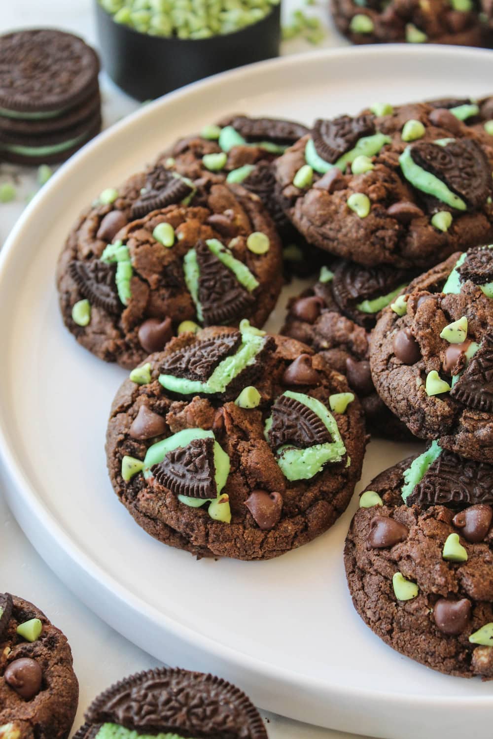 Chocolate Mint Oreo Cookies