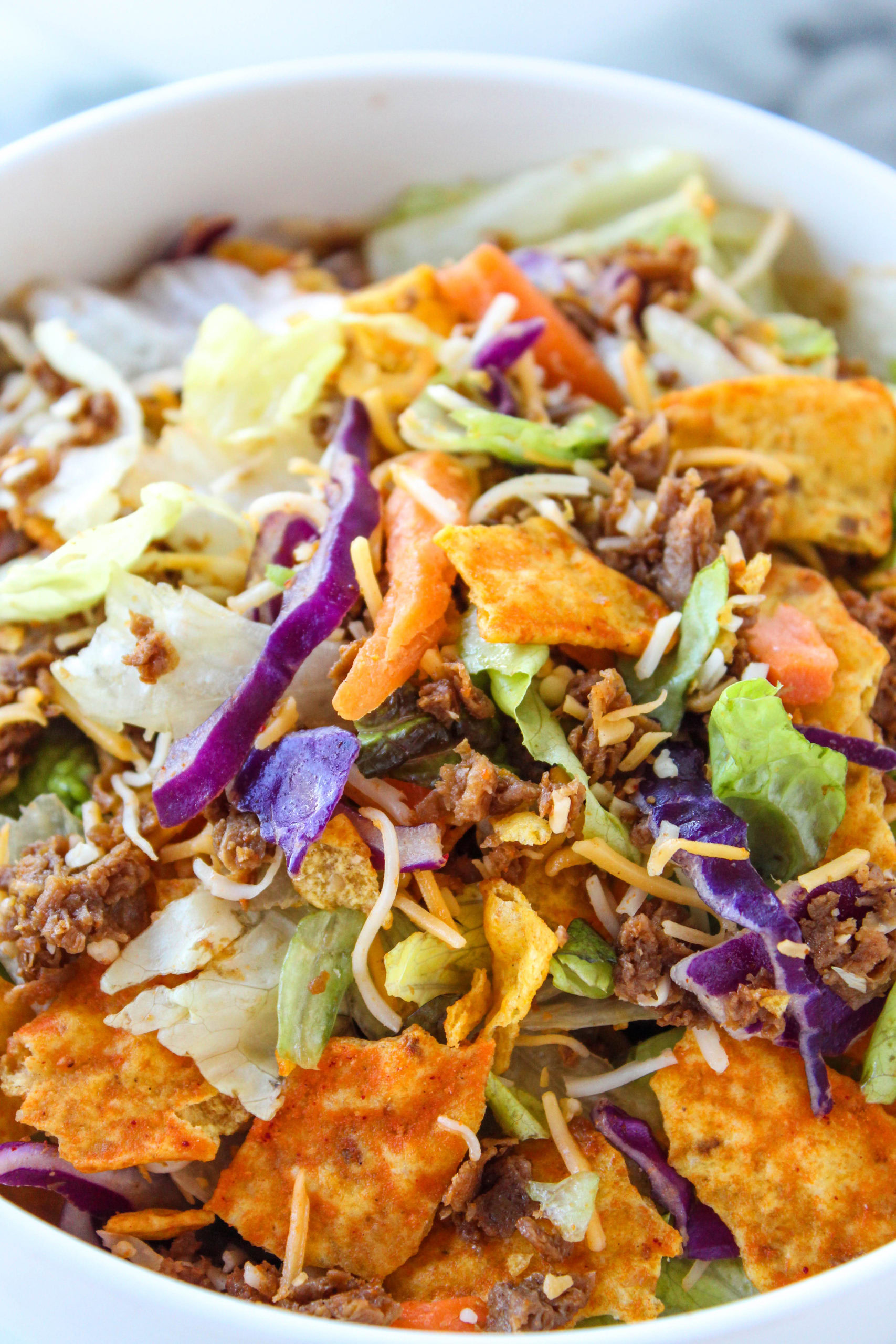 Vegetarian Doritos Taco Salad