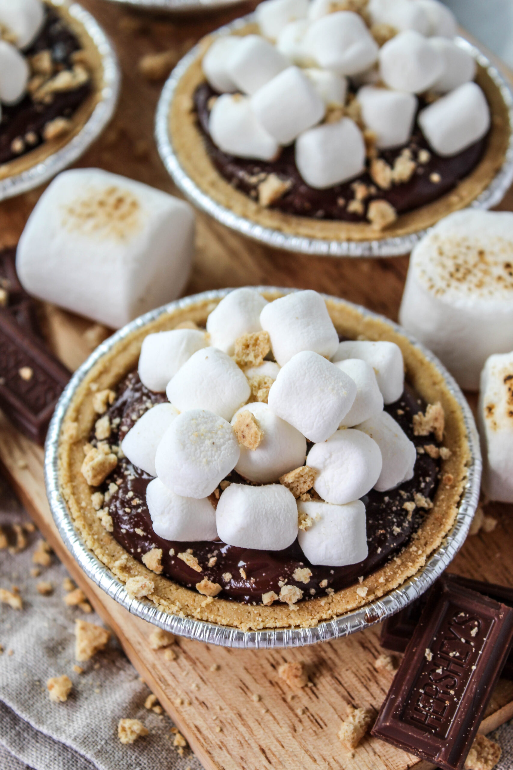 S'mores Mini-Pudding Pie Recipe