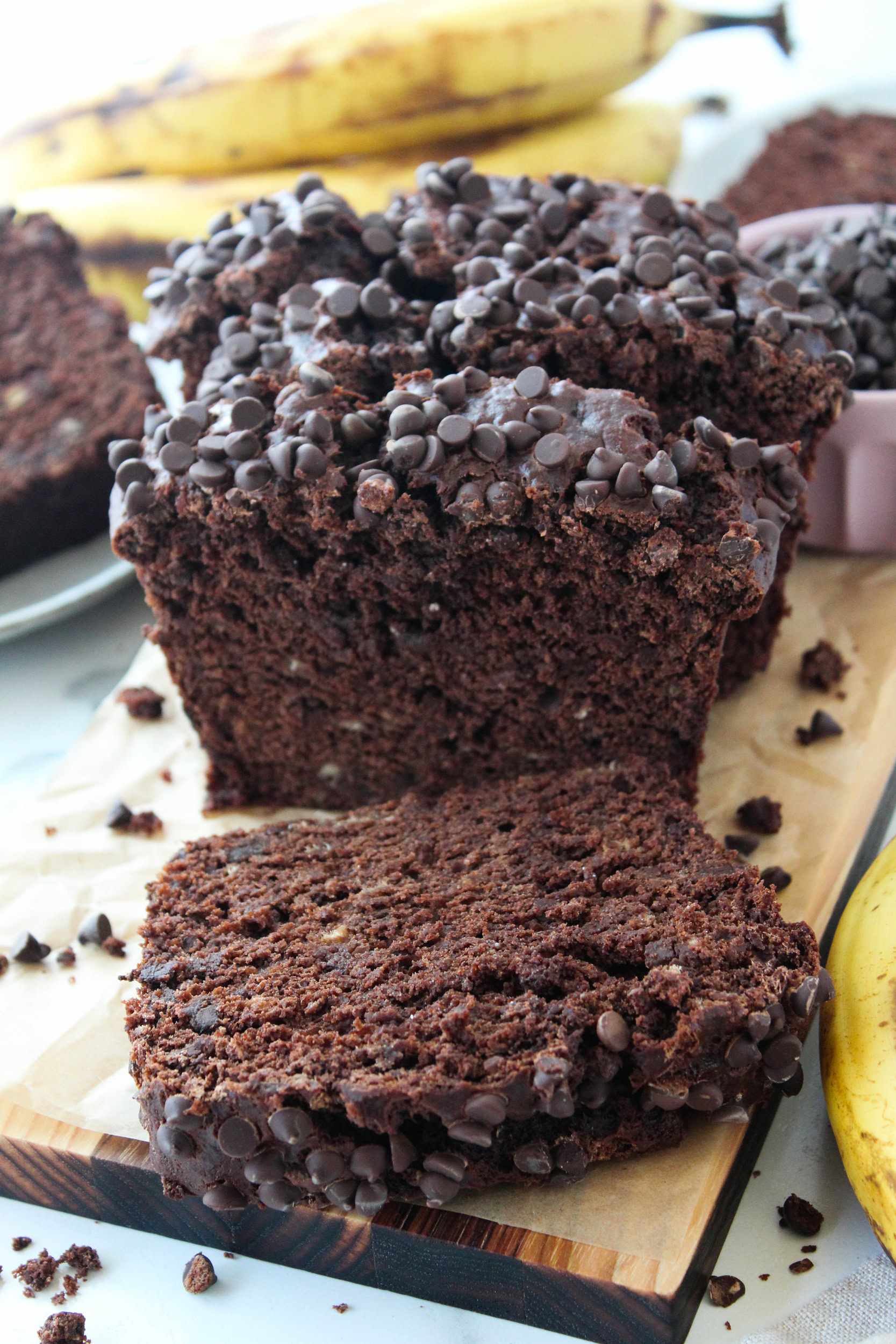 Vegan Chocolate Banana Bread Recipe