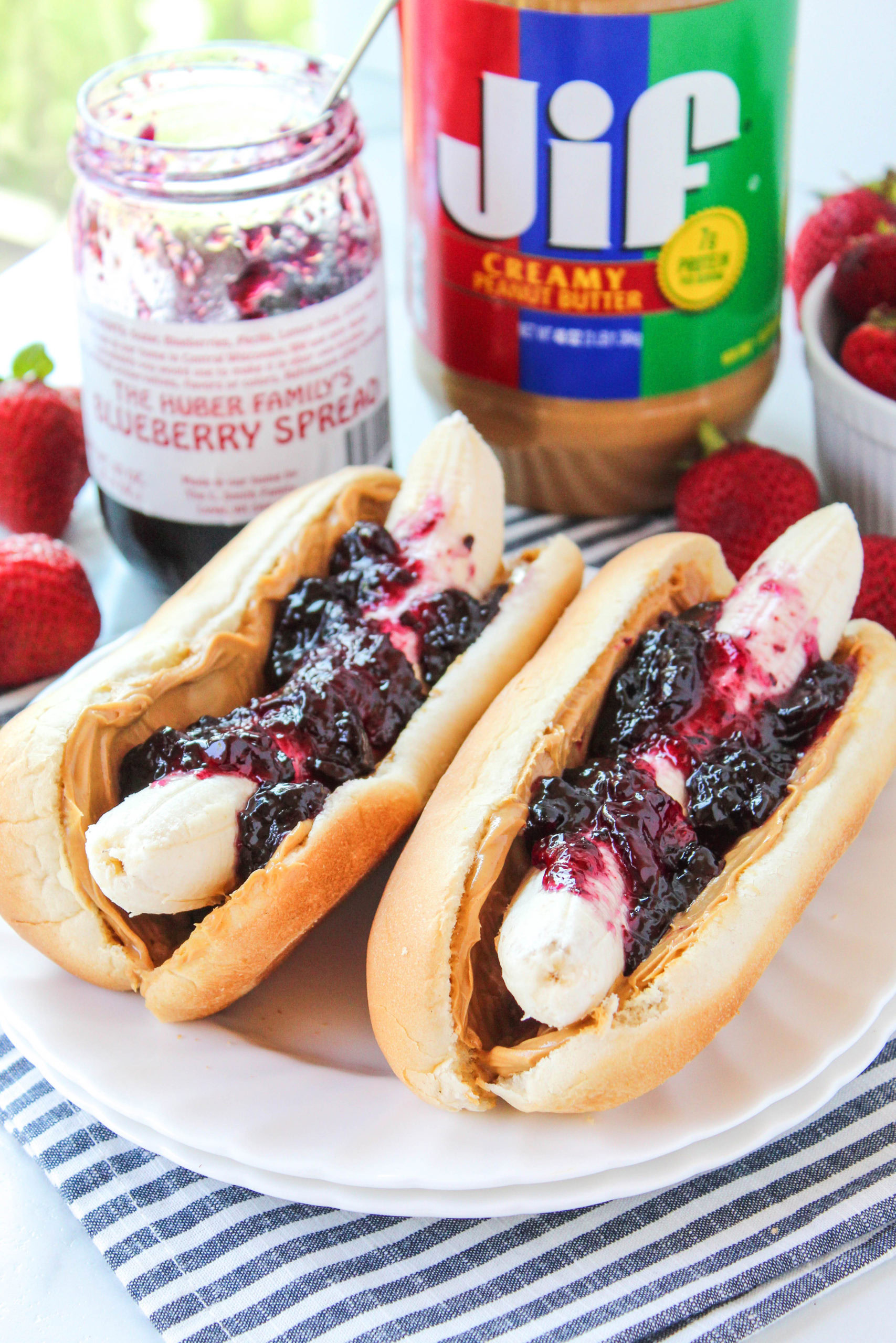 Peanut Butter & Jelly Hot Dog