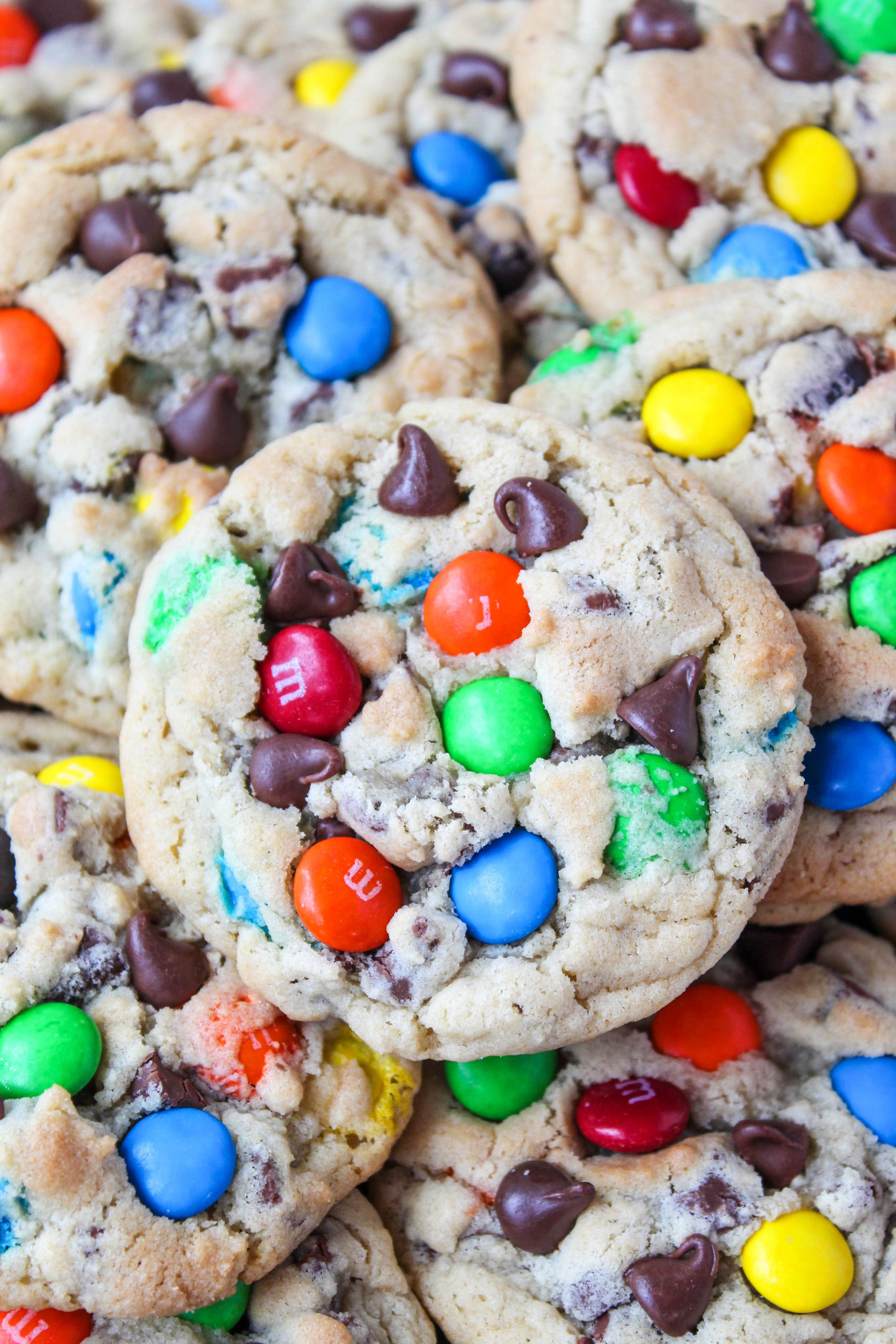 Soft & Chewy M&M Cookies