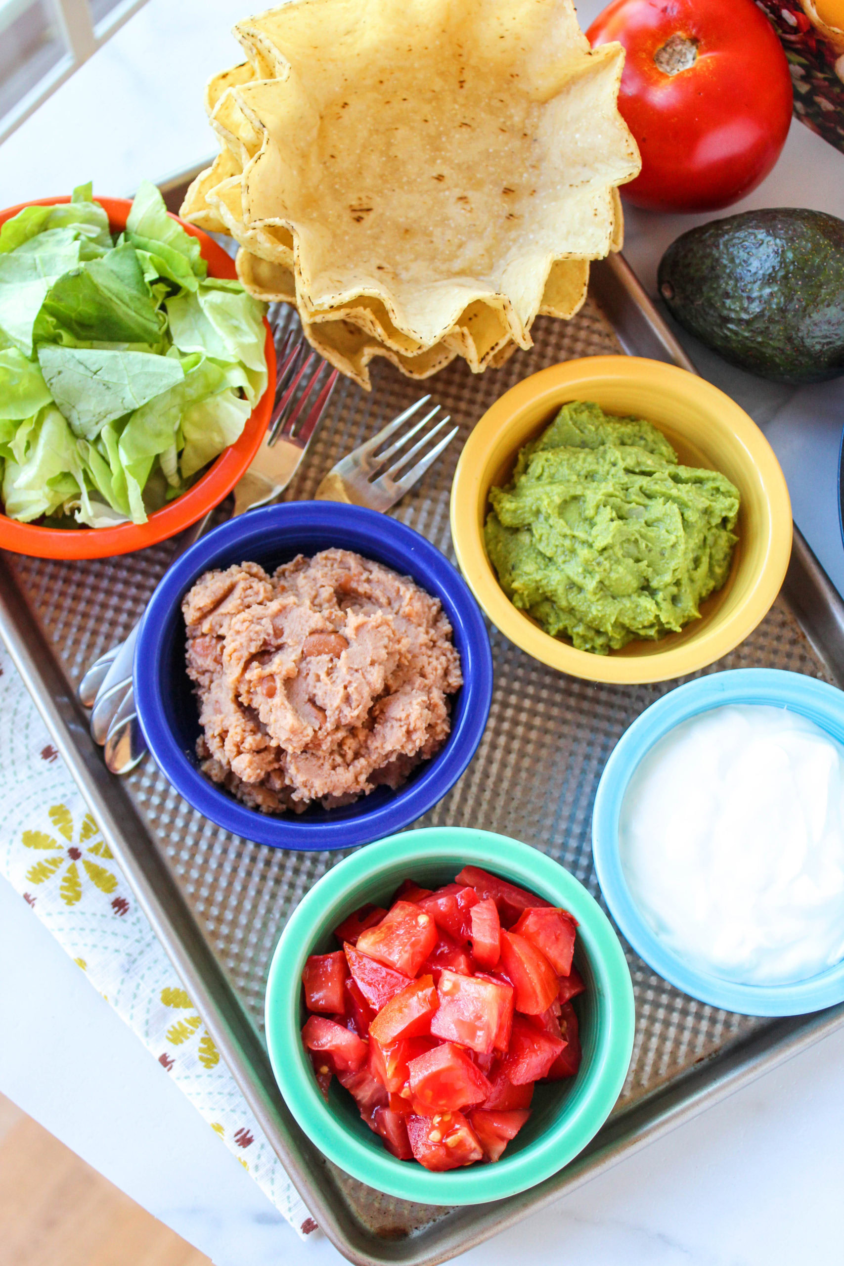 Vegetarian Taco Salad Bowl
