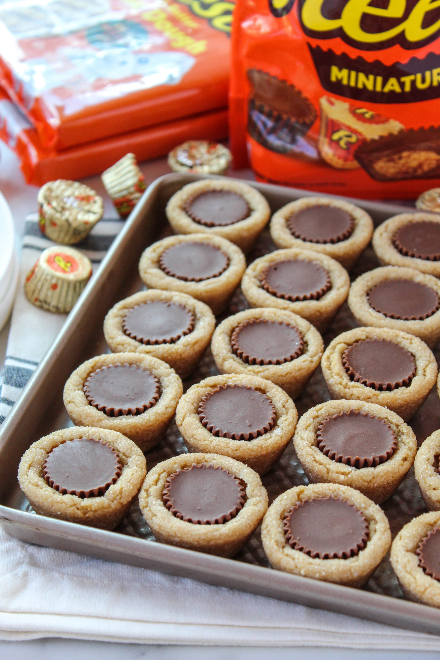 2-Ingredient Peanut Butter Cup Cookies