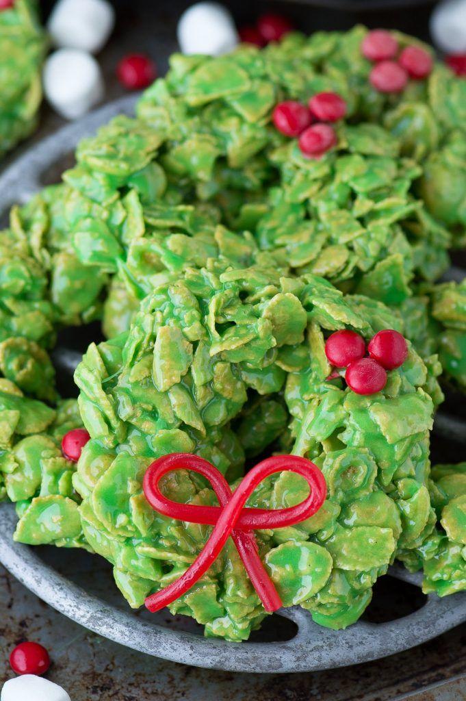 Christmas Wreath Cookies