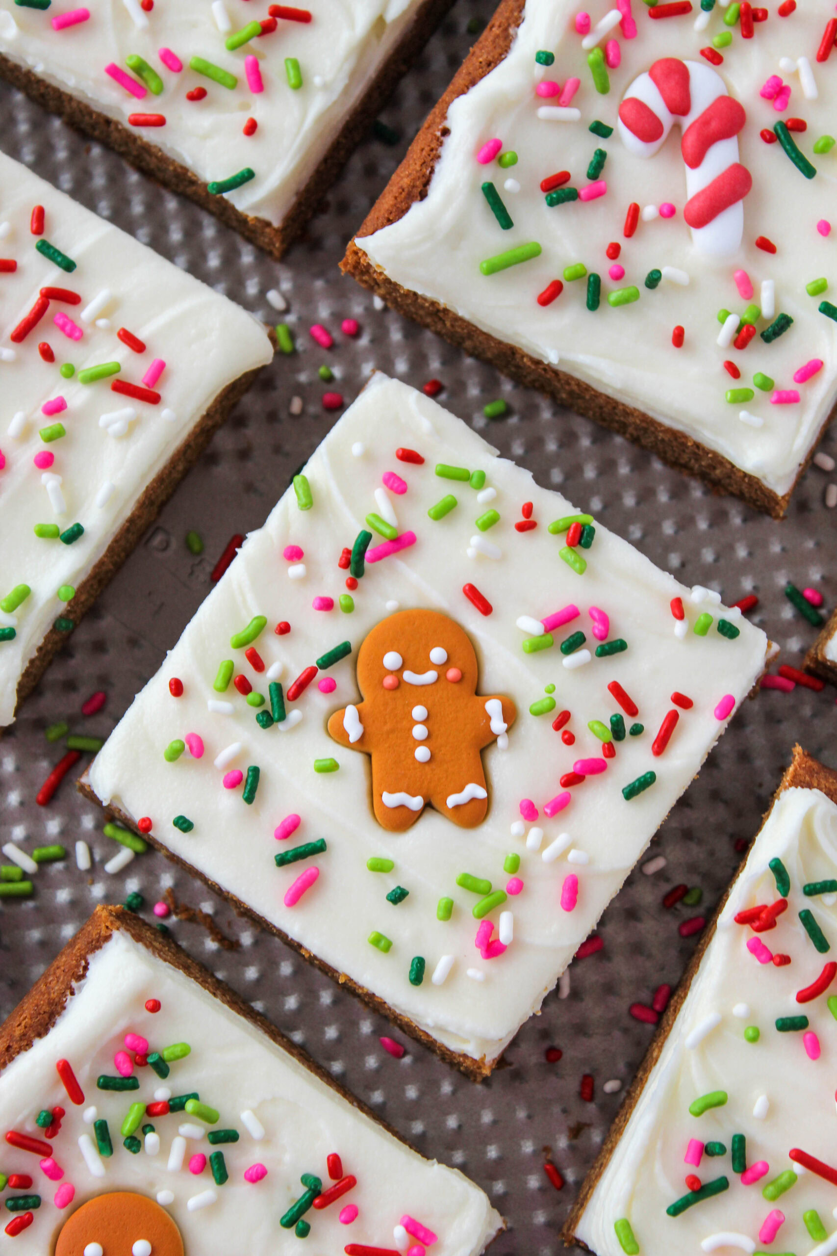 Gingerbread Cookie Bars