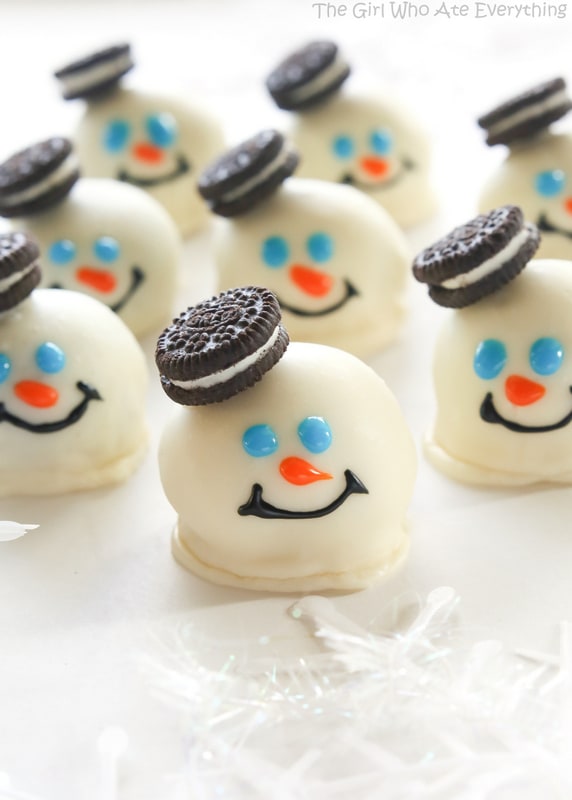 Snowmen Oreo Balls