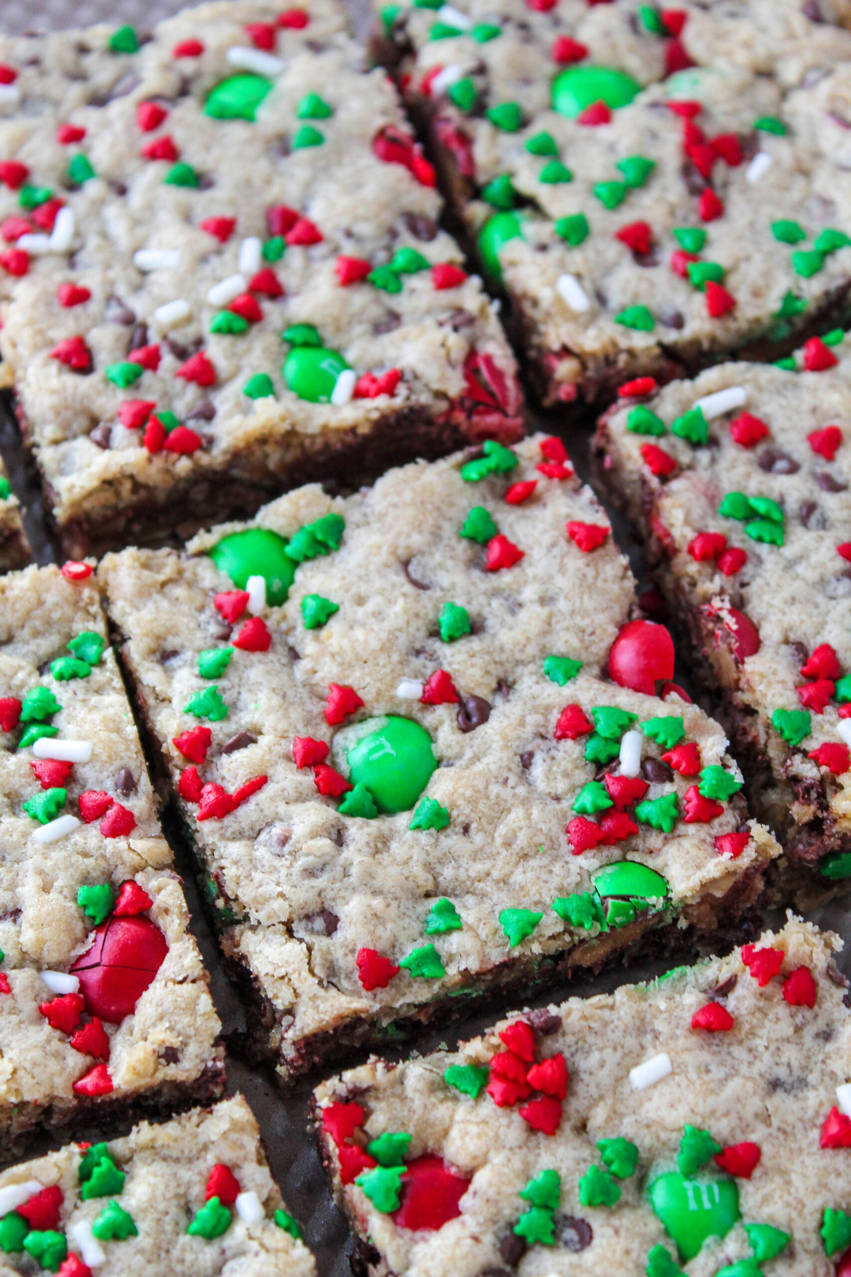 Santa’s Peanut Butter Cookie Bars
