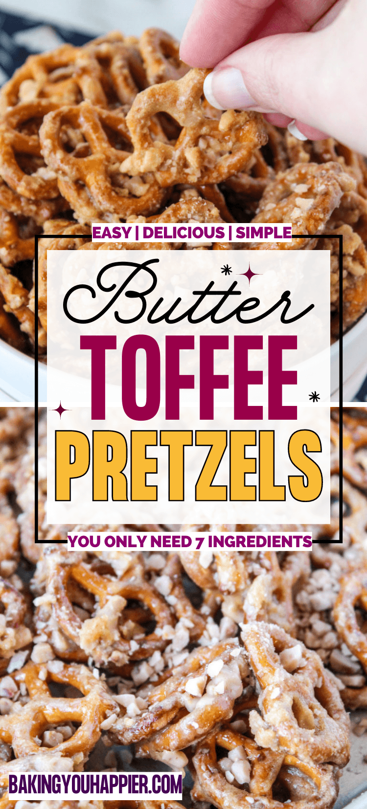 Butter Toffee Pretzels Recipe
