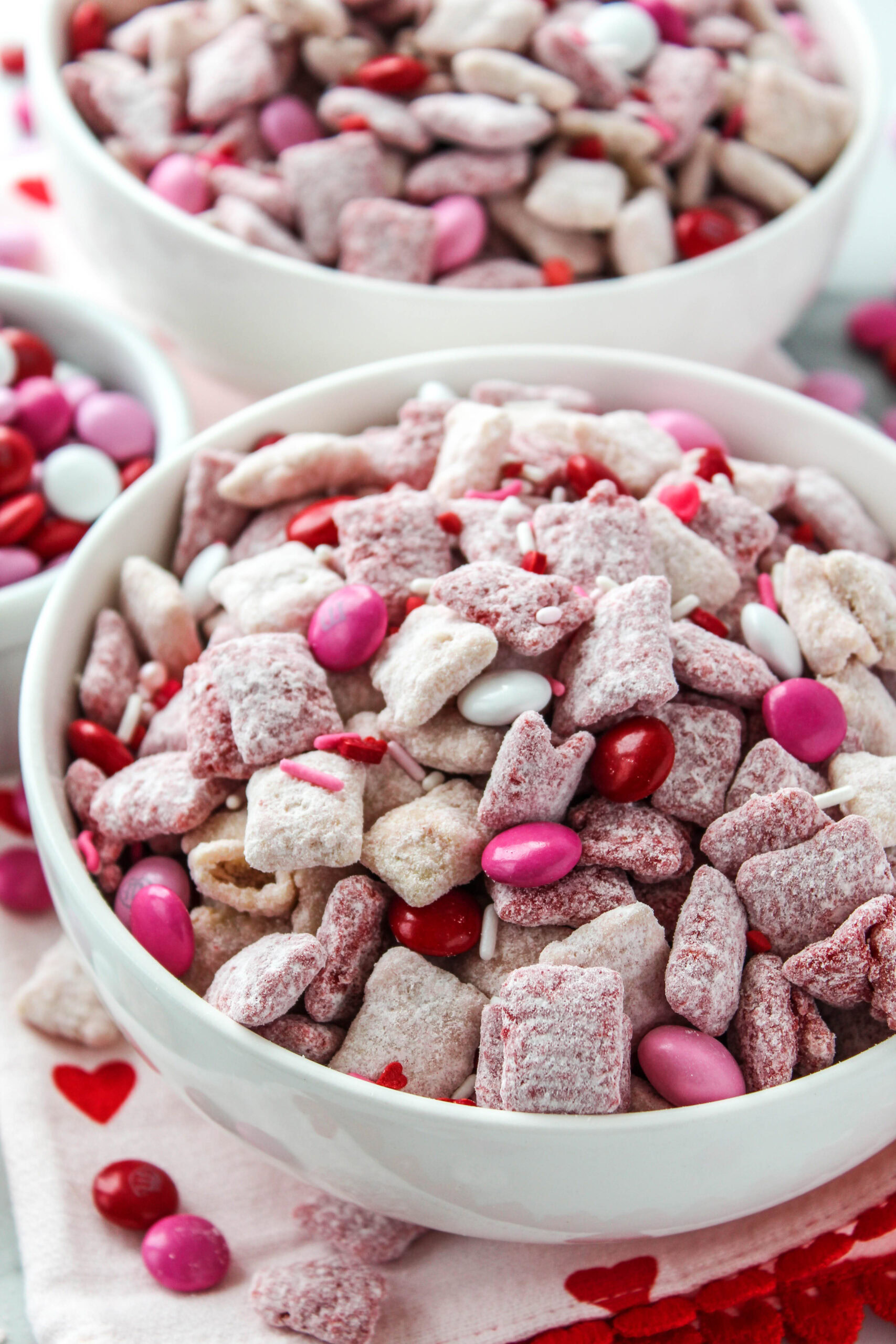 Easy Valentine's Day Puppy Chow
