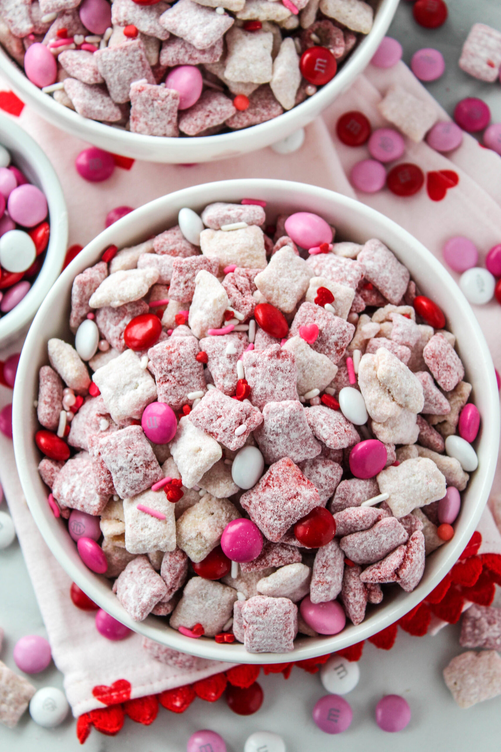 Easy Valentine's Day Puppy Chow
