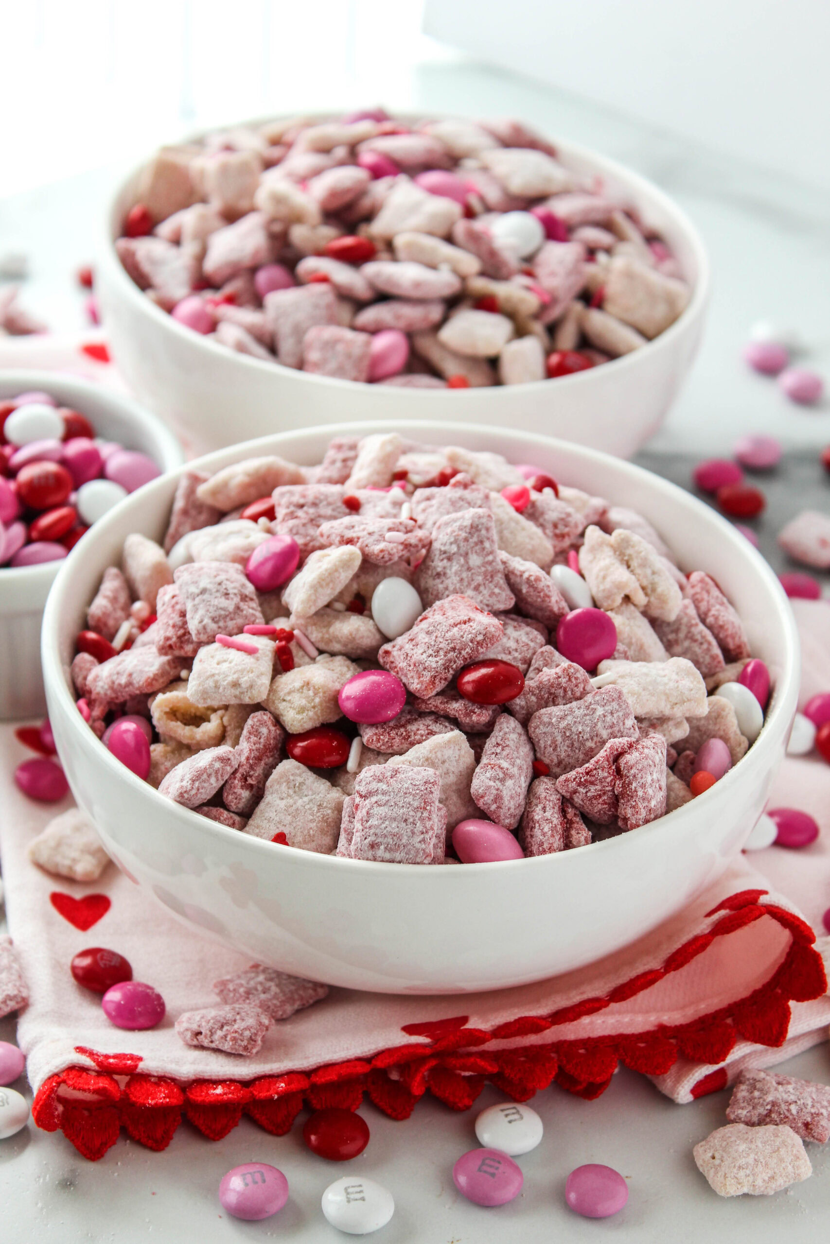 Easy Valentine's Day Puppy Chow