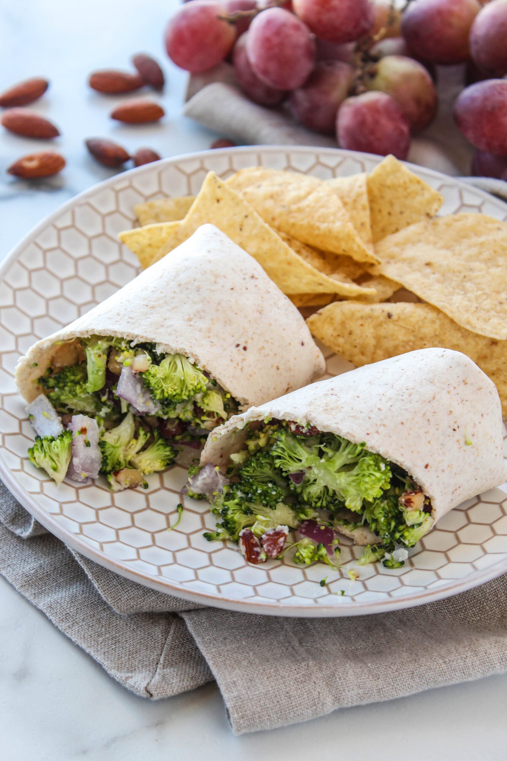 Broccoli Salad Wrap
