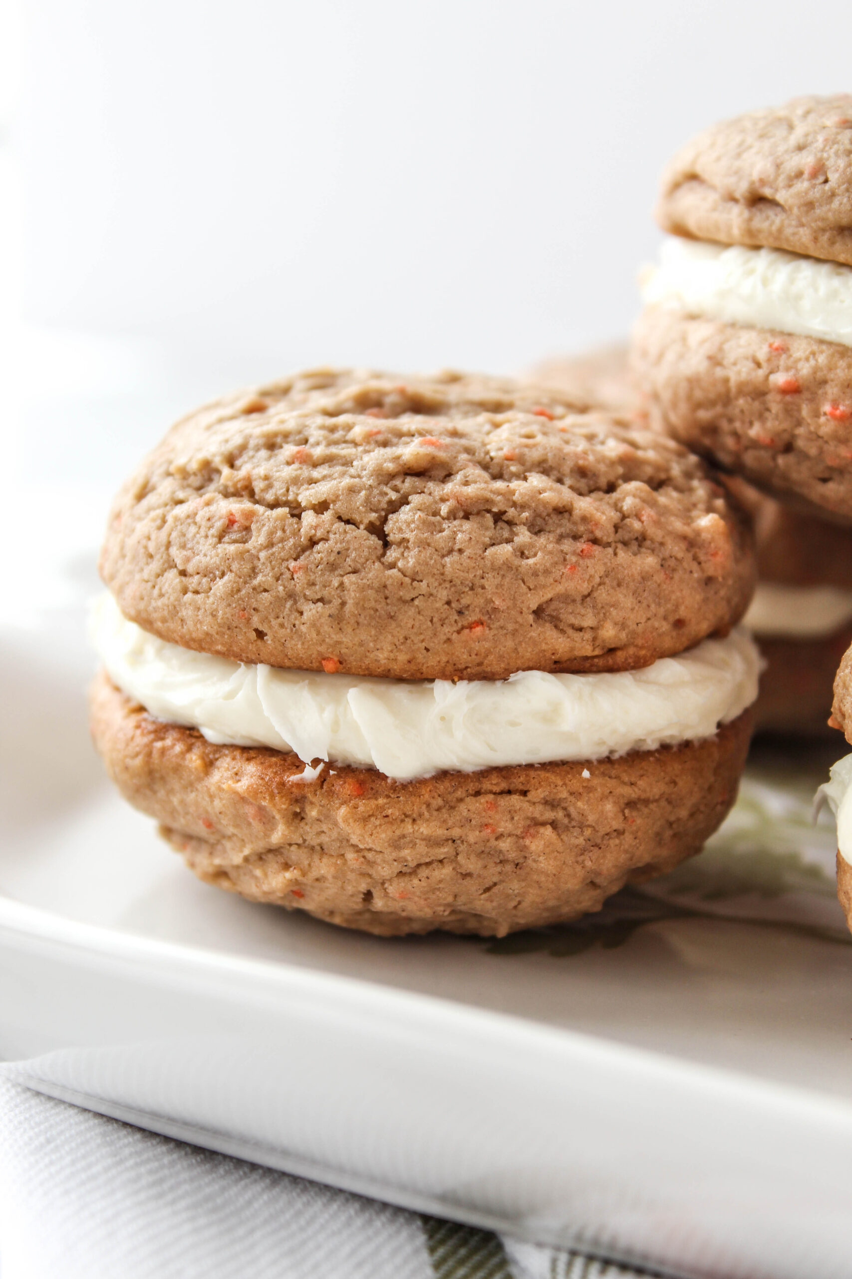 Carrot Cake Mix Whoopie Pies