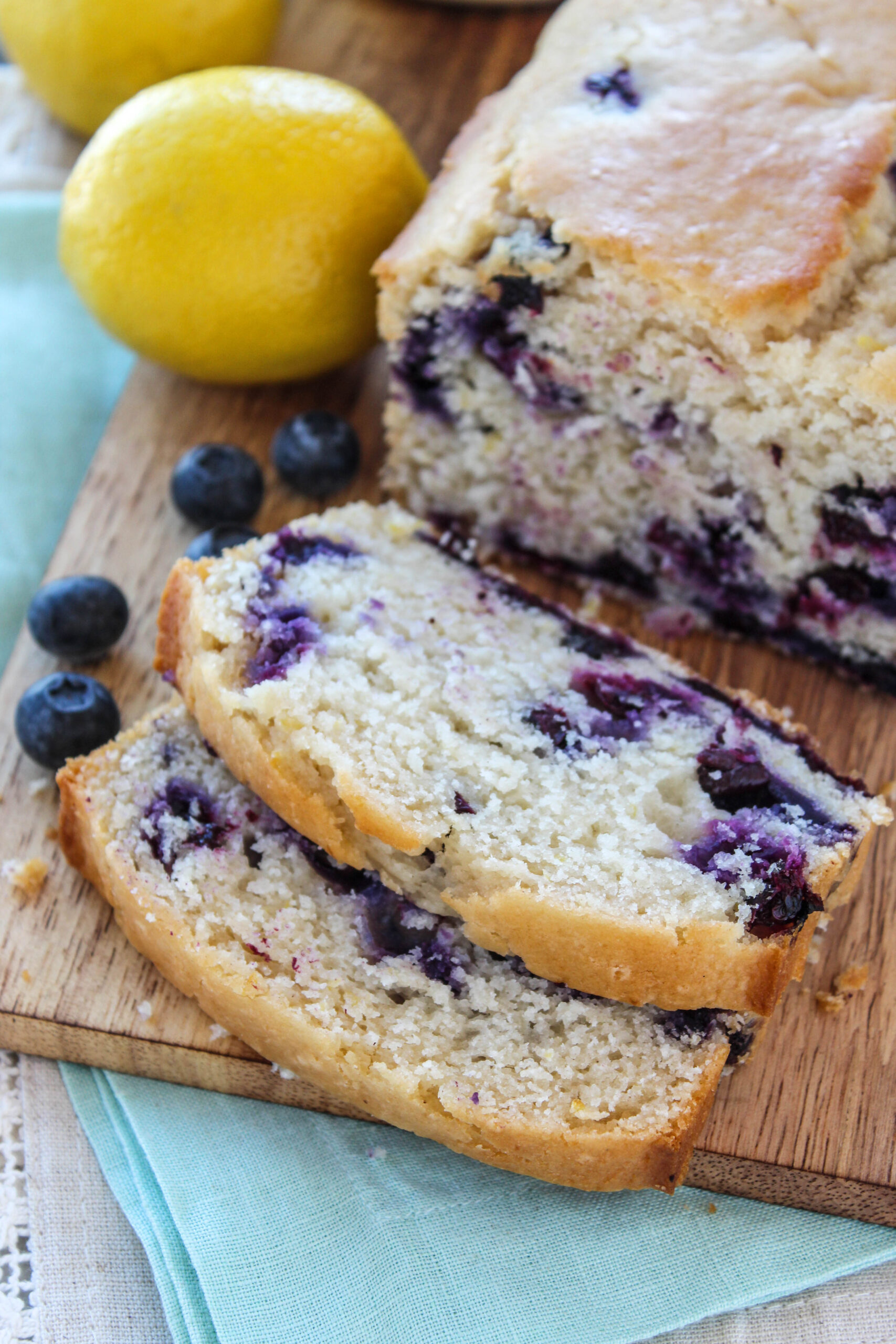 Vegan Lemon Blueberry Bread