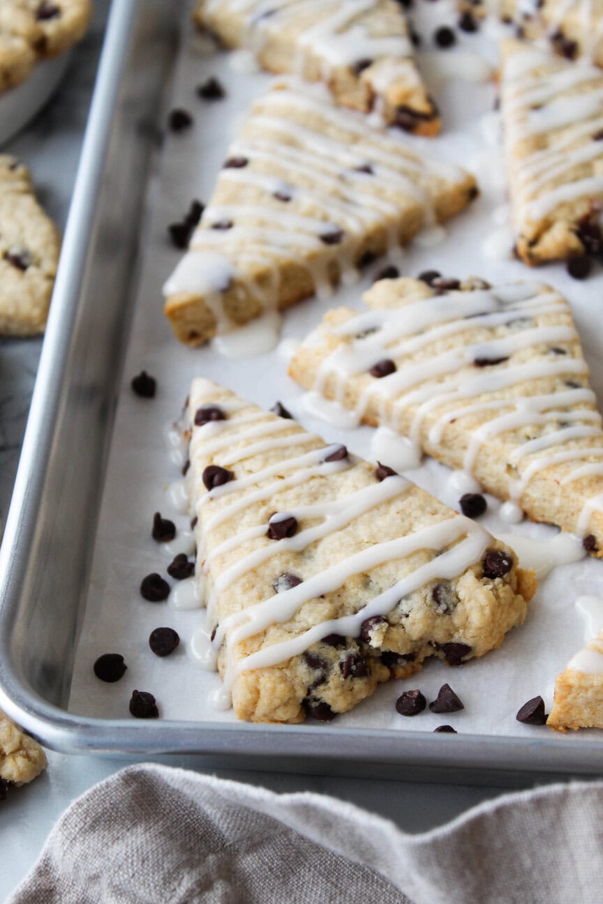The Best Mini-Chocolate Chip Scones (Easy Recipe!)